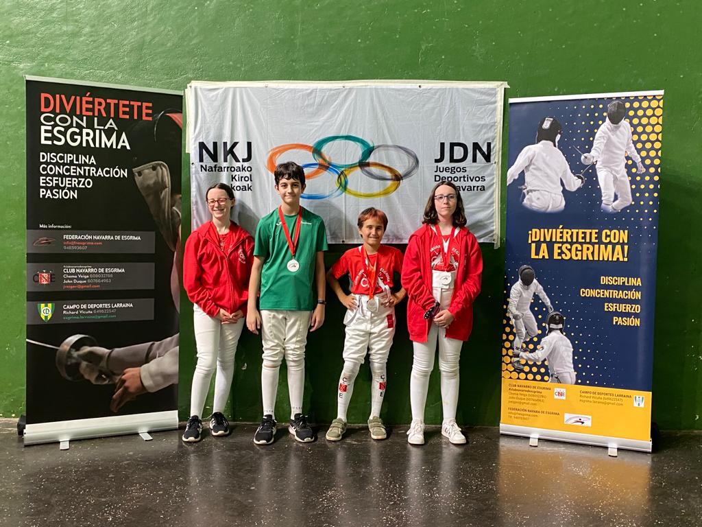 Celebrada la final Juegos Deportivos de Navarra de Espada y Florete M13 y M17, y Torneos M9